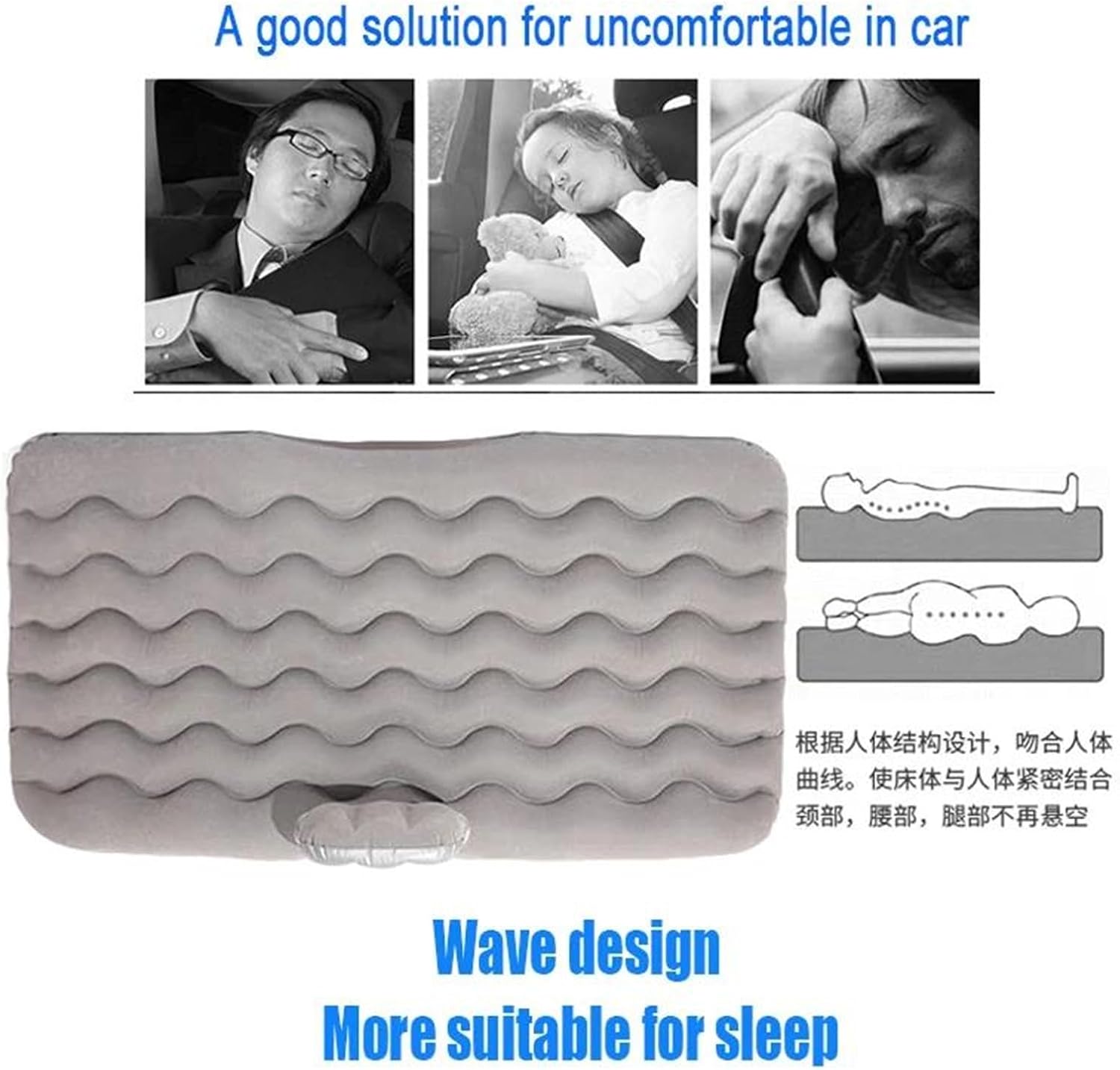 Colchón inflable portátil para coche - additional image 2