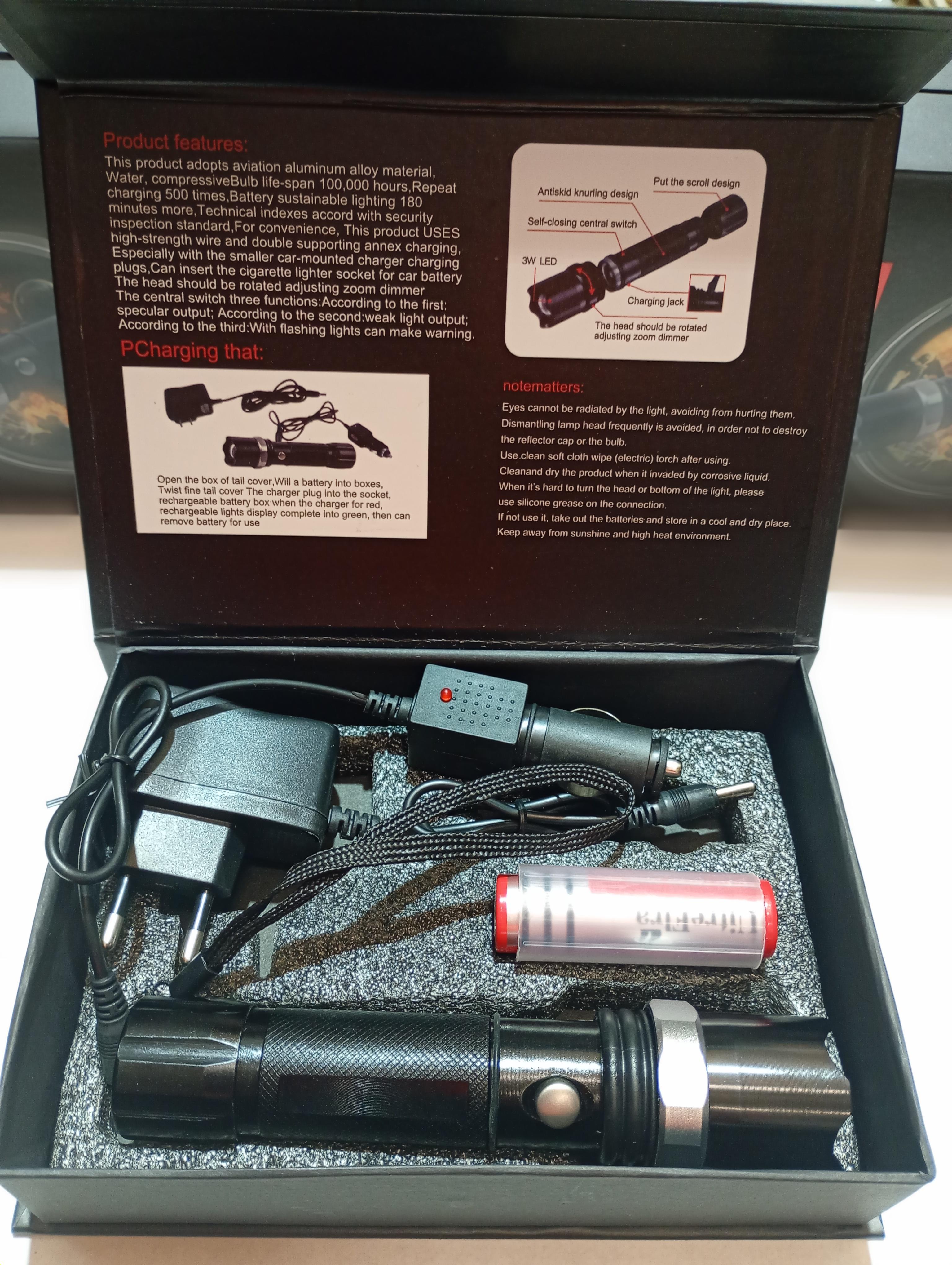 Linterna LED recargable de alta potencia - additional image 2